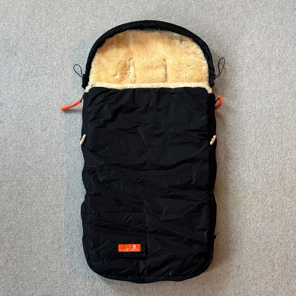 Elks & Angels sheep fur foot muff